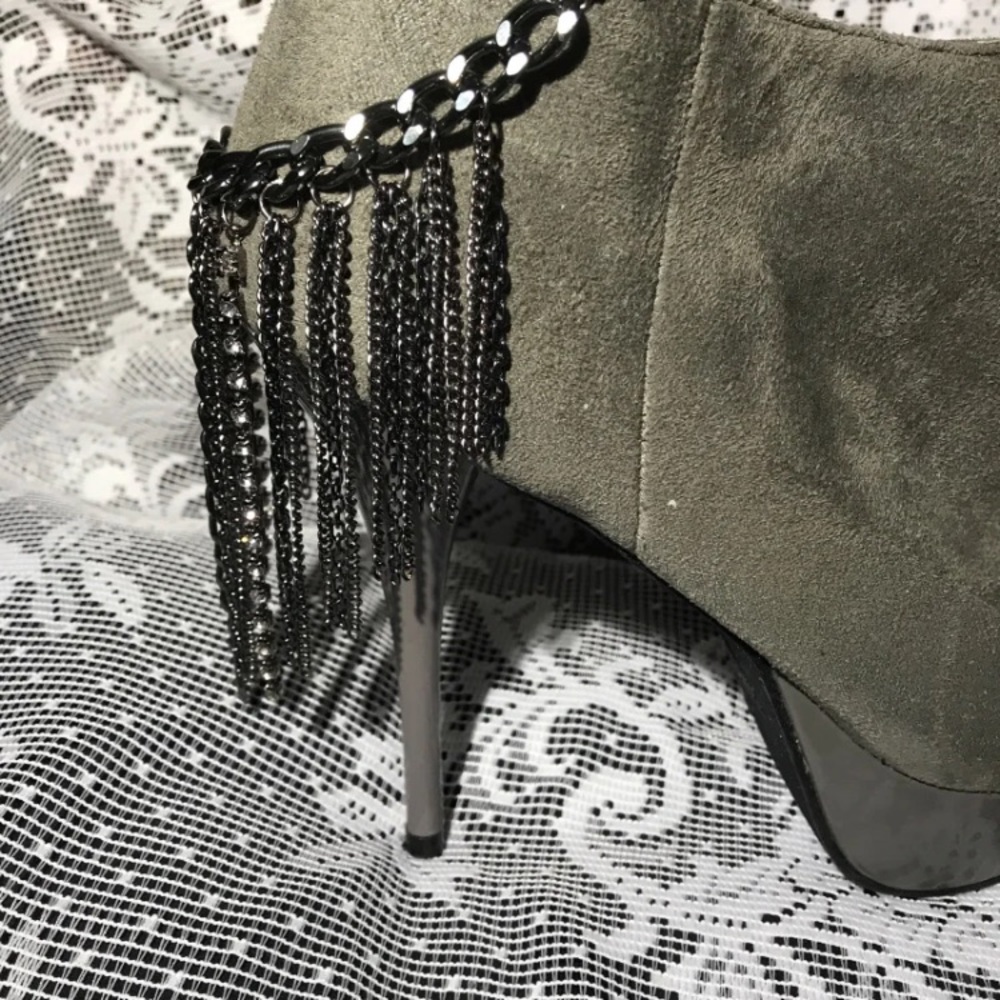 Glamour Rhinestone Anklet High Heel Shoe Bling Boot Jewelry